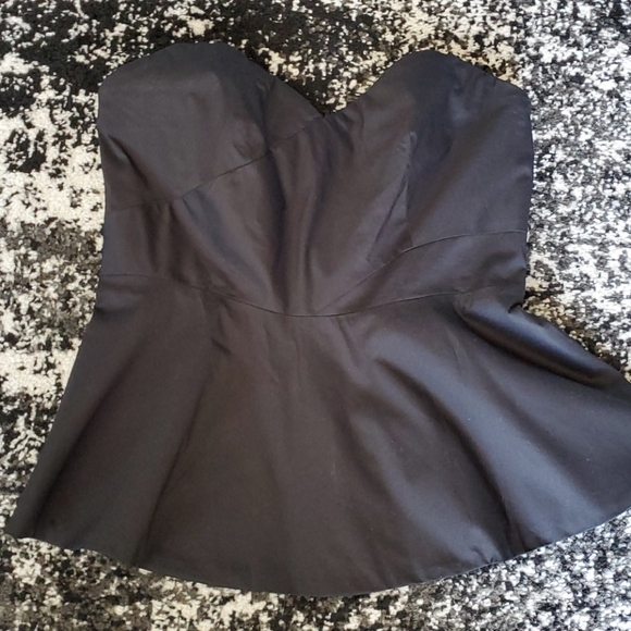 New York & Company Tops - NWOT Strapless Peplum Top